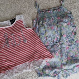 Two 24 mos Tank/Romper